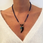 Billy Necklace Bordeaux