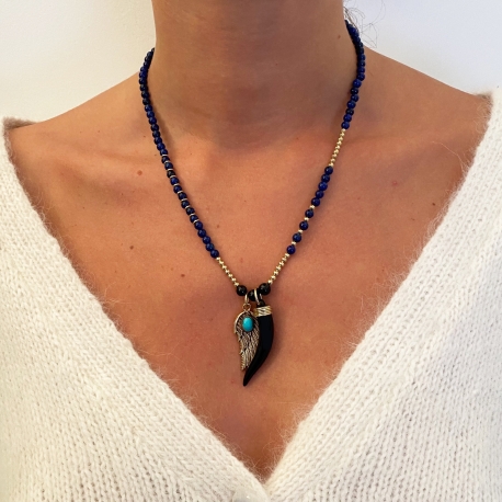 Billy Necklace Bordeaux