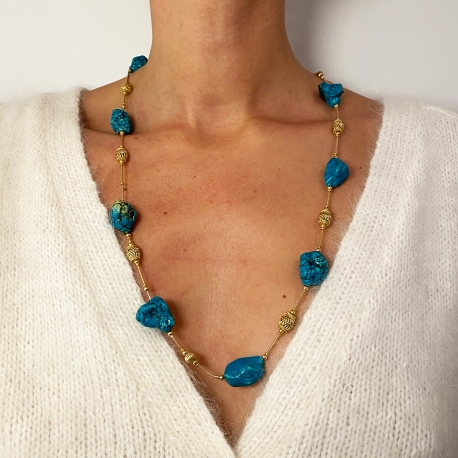 Billy Necklace Bordeaux