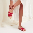 Sandales Python Nina Rouge