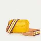 Yellow Rubber Python Charly Bag