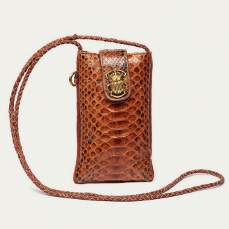 Moka Python Phone Bag Marcus Moka Python Phone Bag Marcus