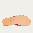Sandales Python Nina Rouge