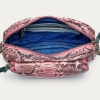 Bag Python Big Charly Pink Powder With Chain