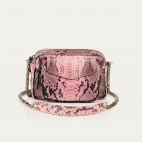 Pink Powder Charly Python Bag 