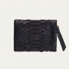 Coin Holder Olivia Python Black 