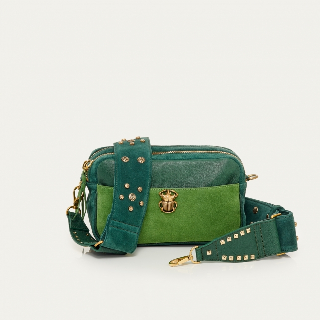Green Calfskin Bag Lily