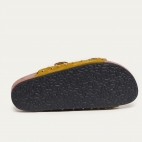 Kaki Mustard Lizard Odette Sandals