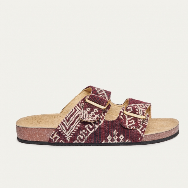 Sandales Timor Odette Bordeaux