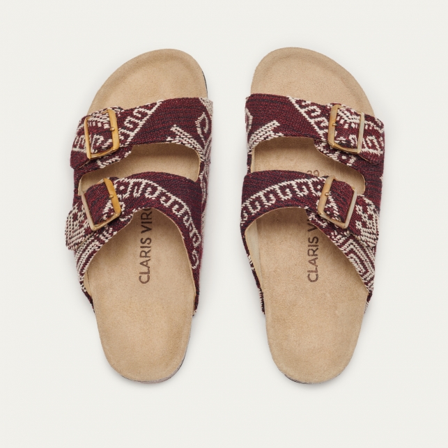 Burgundy Timor Odette Sandals