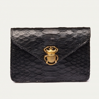 Sac à main lockit en python Louis Vuitton Noir en Python - 35204826