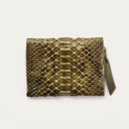 Coin Holder Olivia Python Khaki 