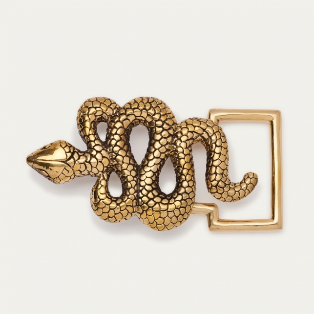 Golden Snake Buckle