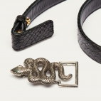 Silver Snake Buckle