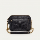 Sac Python Big Charly Noir Chaîne Or