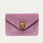 Pink Leather Card Holder Alex Beetle
