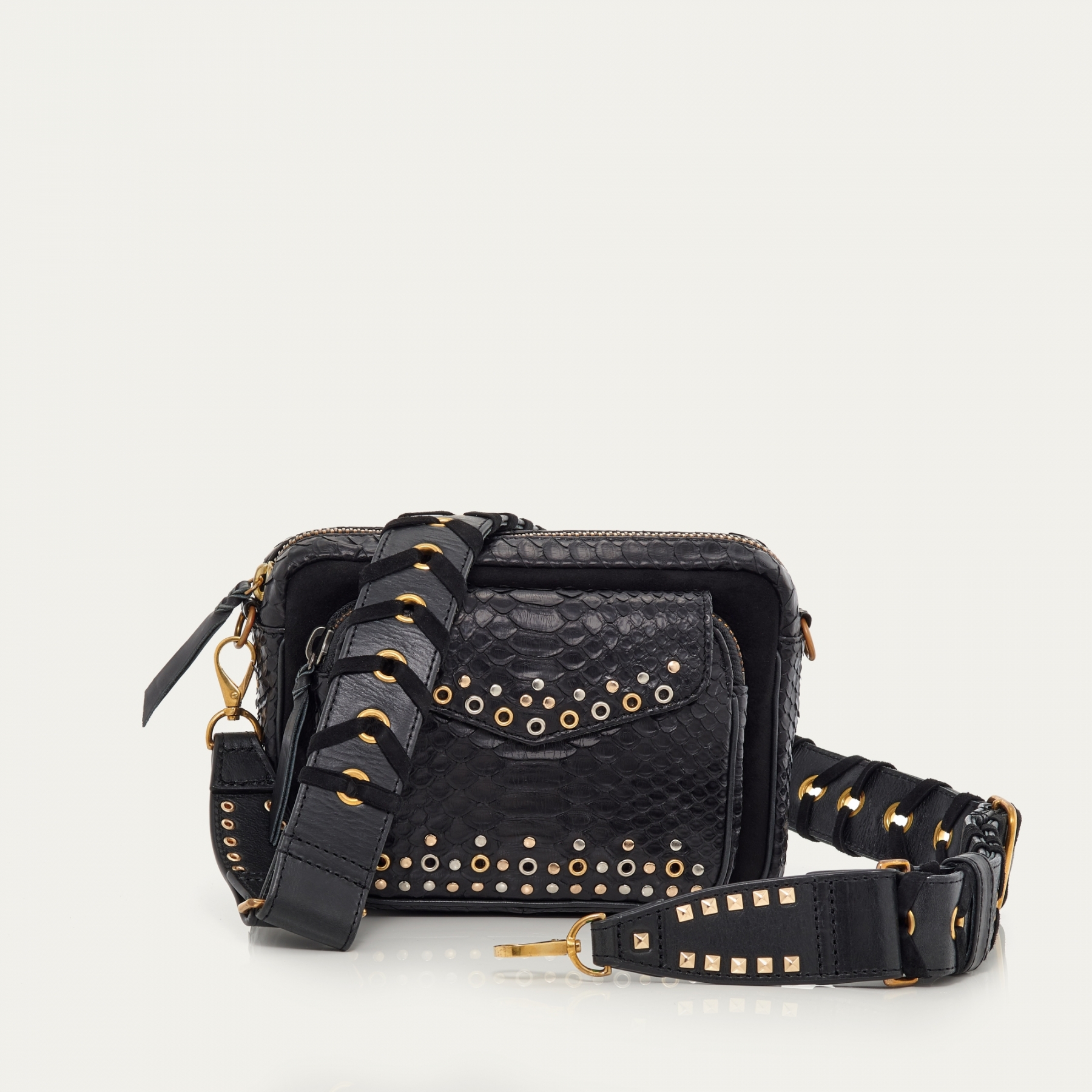 black python bag