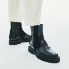 Black Leather Ziggy Chelsea Boots