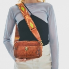 Sac Python Lily Marron Moka Mix