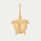 Golden Turtle Earring