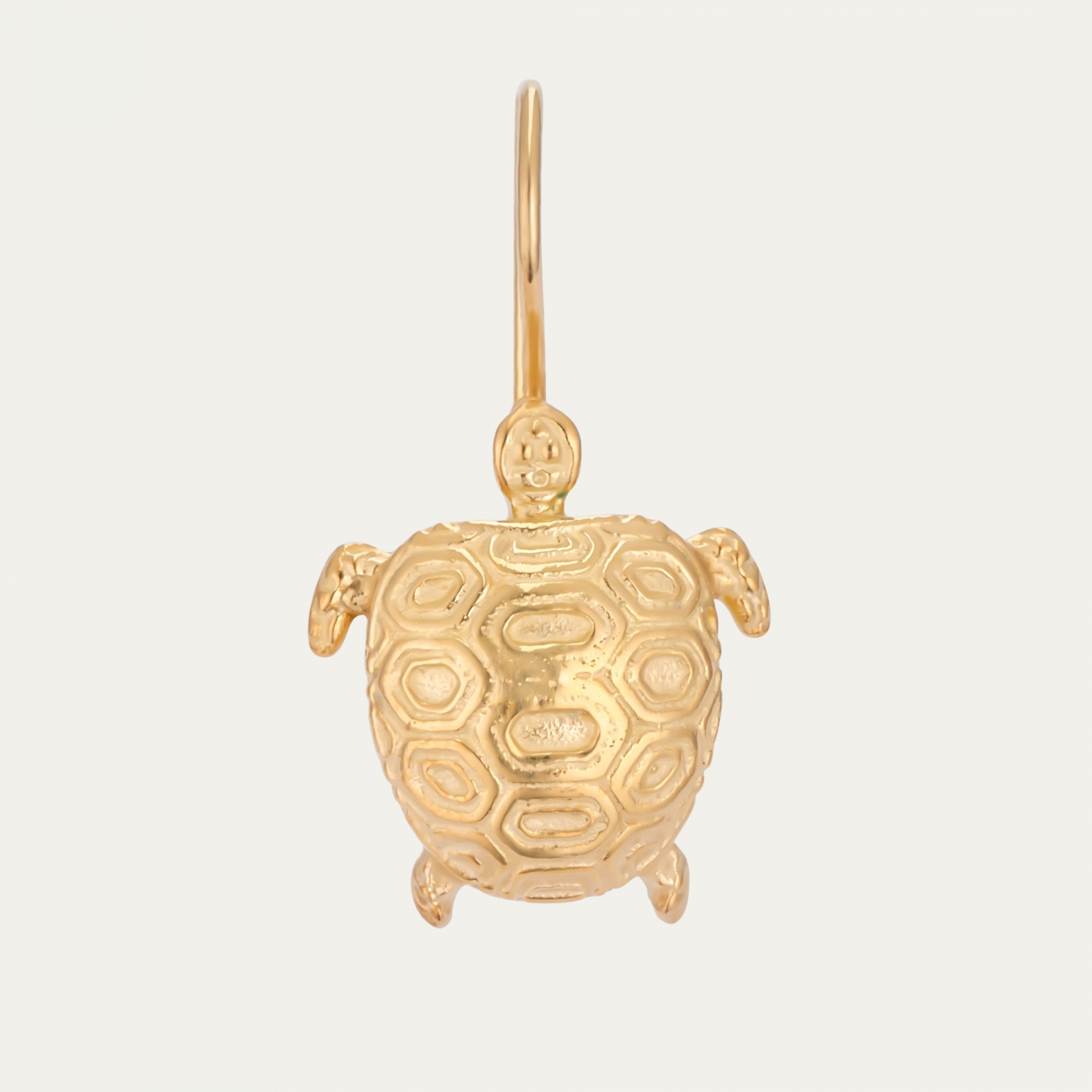 Golden Turtle earring