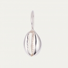 Boucle d'Oreille Cauri Argent