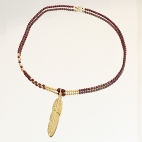 Billy Necklace Bordeaux