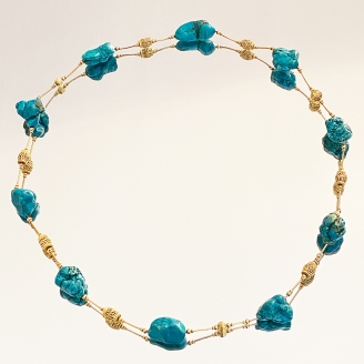 Billy Necklace Bordeaux