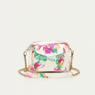 Multicolor T&D Python Bag Charly