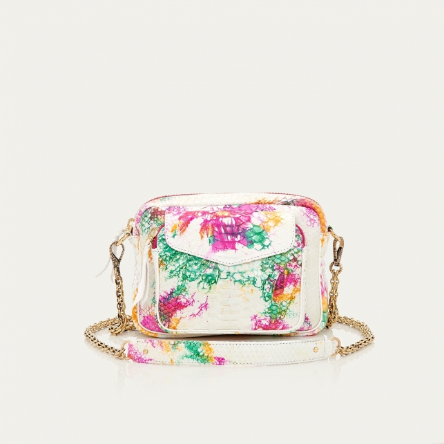 Multicolor T&D Python Bag Charly